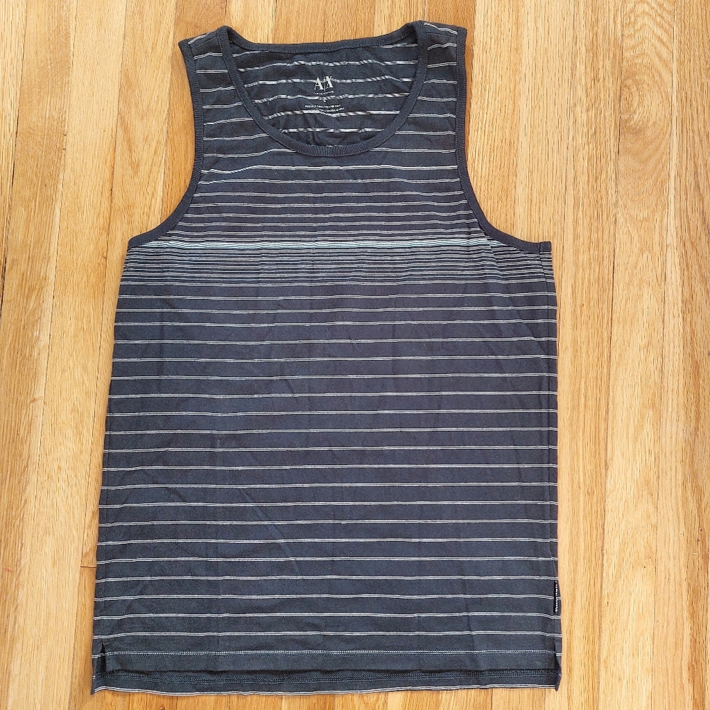 Armani Exchange A|X NWT Men's Striped Pullover Tank Size Large